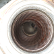 Illustration for article titled Diesel exhaust prior to particulate filter and after (photos)
